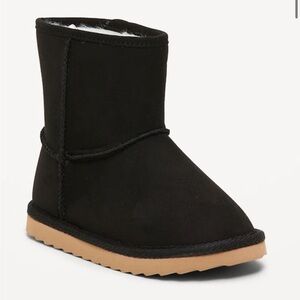 Faux-Suede Faux-Fur Lined Boots for Toddler Girls